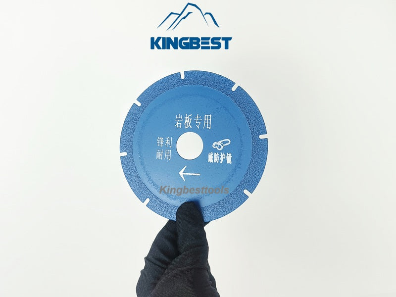 Blue Diamond Saw Blade With Open Teeth For Porcelain