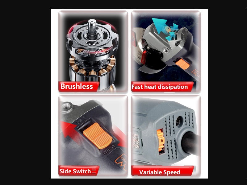 Water-Resistant Angle Grinder Upgraded 100mm/125mm - Free Shipping A01