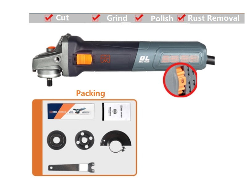 Water-Resistant Angle Grinder Upgraded 100mm/125mm - Free Shipping A01