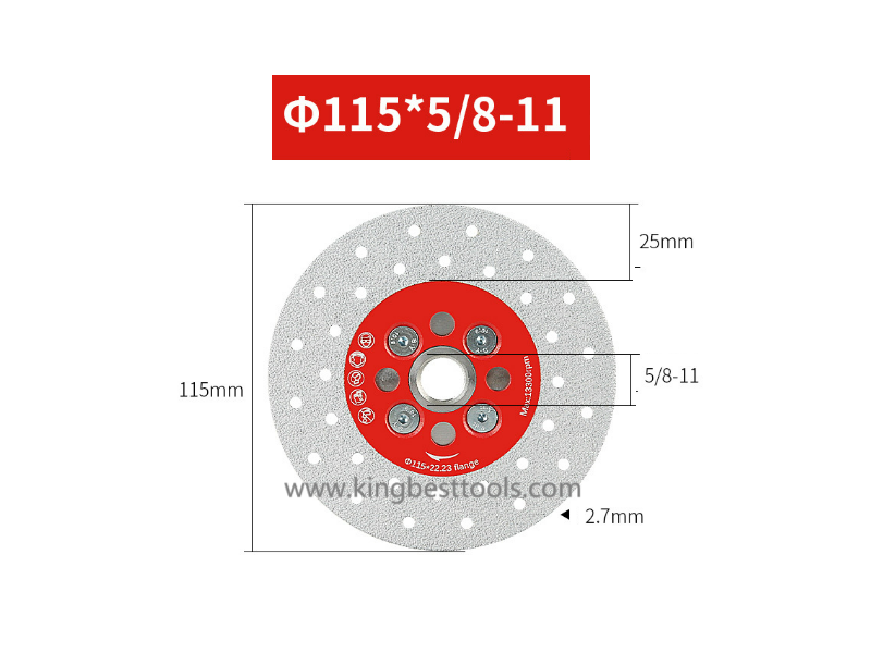 M14 & 5/8-11 Multipurpose saw blades with Flange for Cutting and Grinding