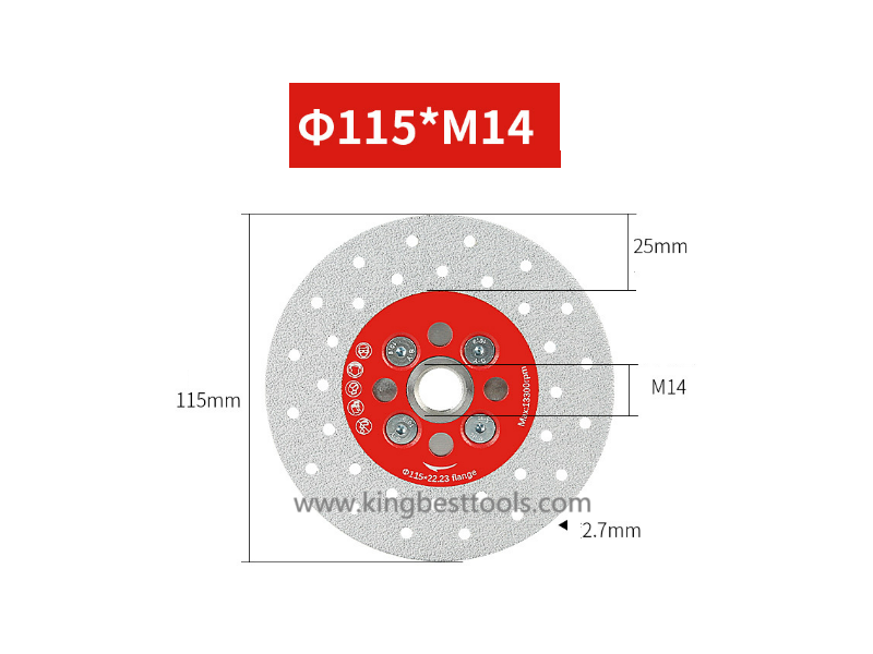 M14 & 5/8-11 Multipurpose saw blades with Flange for Cutting and Grinding