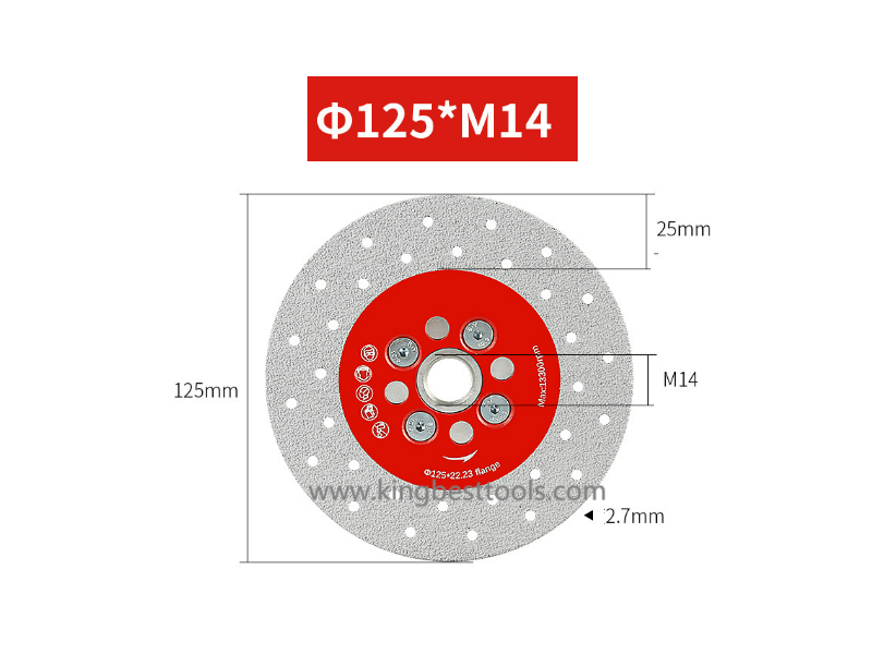 M14 & 5/8-11 Multipurpose saw blades with Flange for Cutting and Grinding