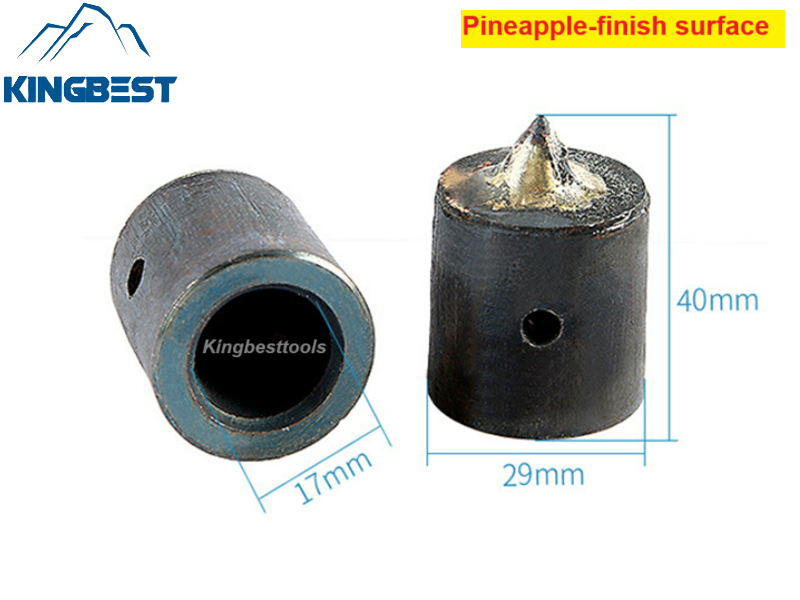 Special alloy chisel head for pneumatic hammer Bushhammered Head