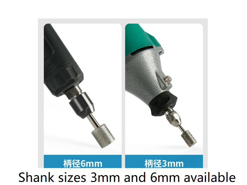 Cylindrical Carving Bits with Shanks 3mm and 6mm Free Shipping