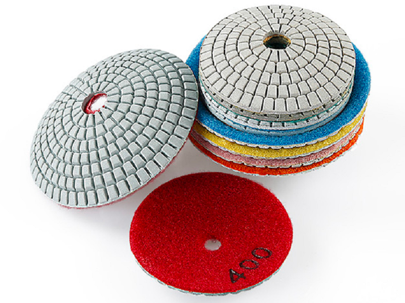 7 step Curved Wet Polishing Pad 100mm