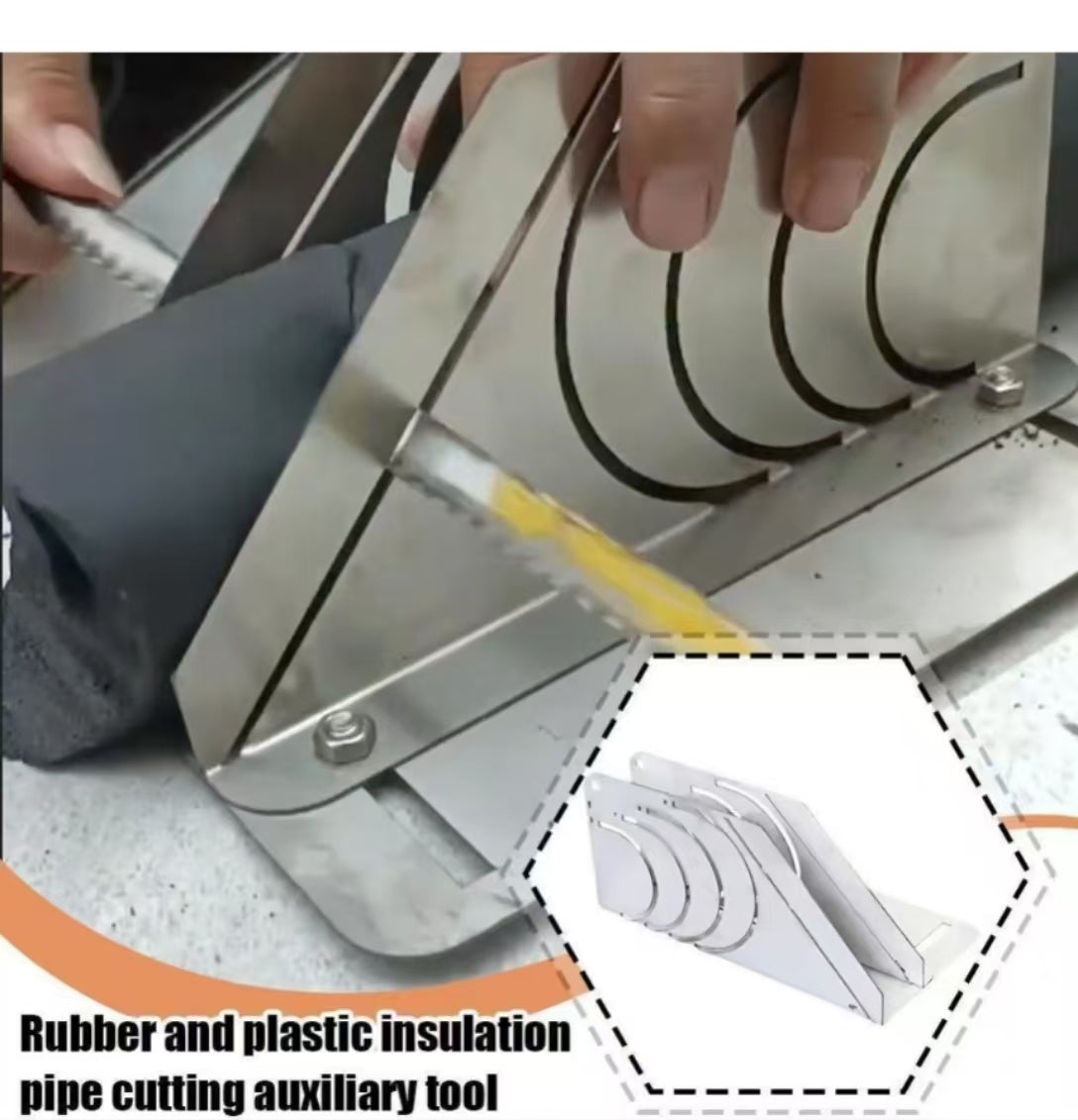 Promotion! Pipe Rubber Foam Insulation Cutter Stainless Steel Auxiliary Tool-Free Shipping A01