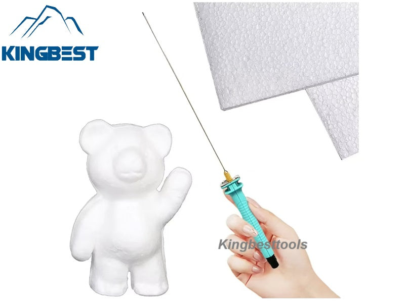 Adjustable Temperature Electric Foam Cutting Pen Tools Kit Hot Knife Styrofoam Cutting Pen Craft Foam Cutter with Adaptor-free shipping A01
