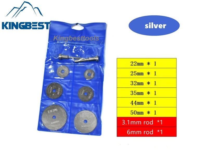 Electric grinding saw blade connecting rod high speed steel cutting disc high speed steel saw blade clamping Rod 3.1/6mm-free shipping A01