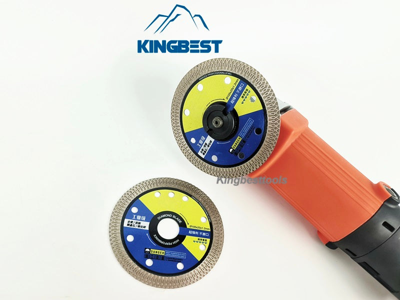 105mm Upgraded Porcelain Cutting Discs with Mesh Corrugated Teeth (5pcs a set) Free Shipping