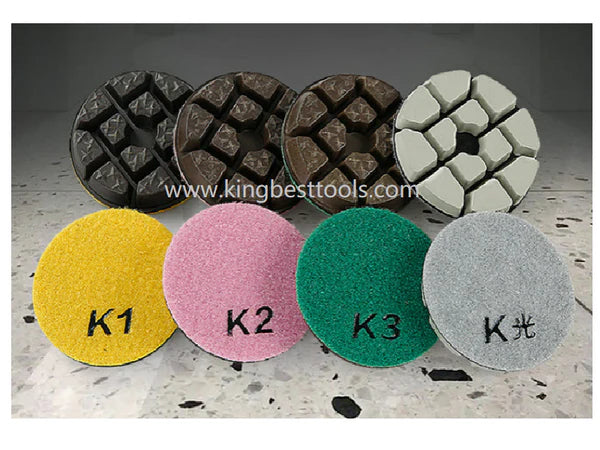 4 Steps Dry Grinding Discs For Concrete Floor 80mm