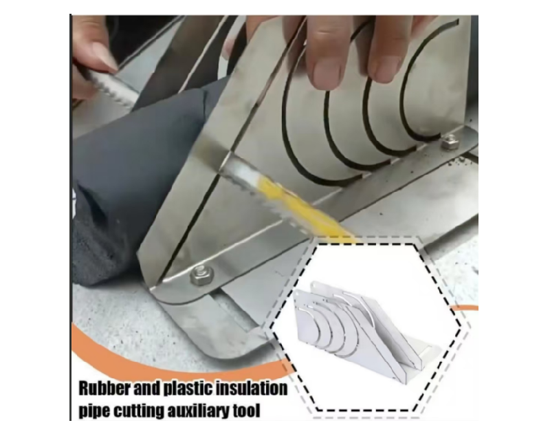 Promotion! Pipe Rubber Foam Insulation Cutter Stainless Steel Auxiliary Tool-Free Shipping A01