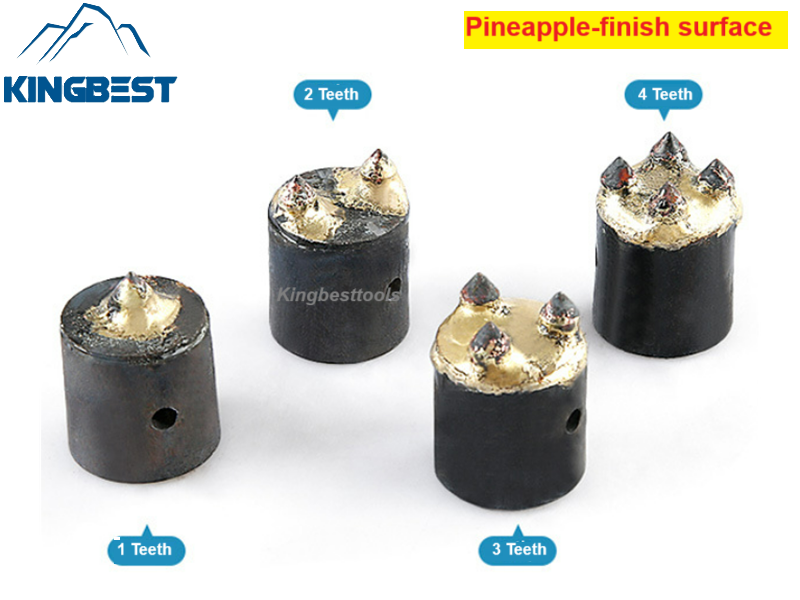 Special alloy chisel head for pneumatic hammer Bushhammered Head