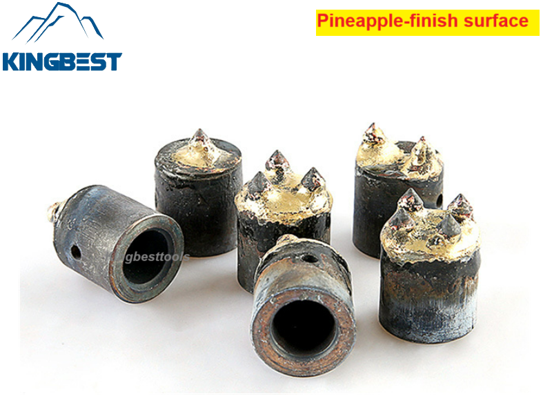 Special alloy chisel head for pneumatic hammer Bushhammered Head