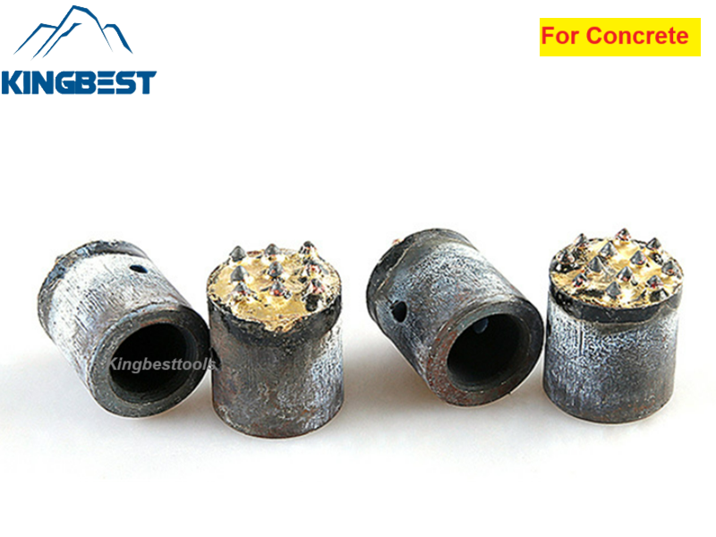 Special alloy chisel head for pneumatic hammer Bushhammered Head