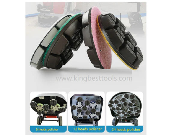 4 Steps Dry Grinding Discs For Concrete Floor 80mm