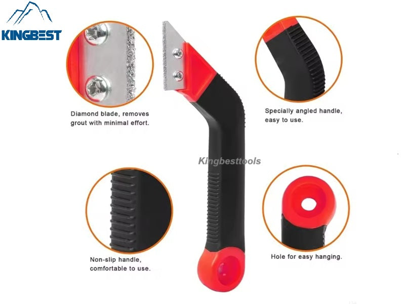 Wall Joint Scraper Clean Ceramic Hand Tools Cemented Carbide Grout Saw free shipping A01
