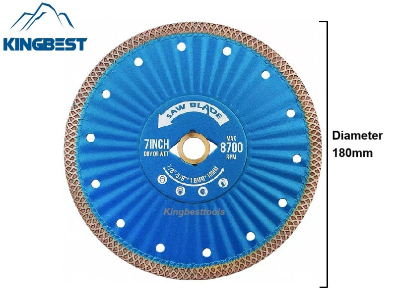 22.23mm Blue Turbo Saw Blades For Cutting