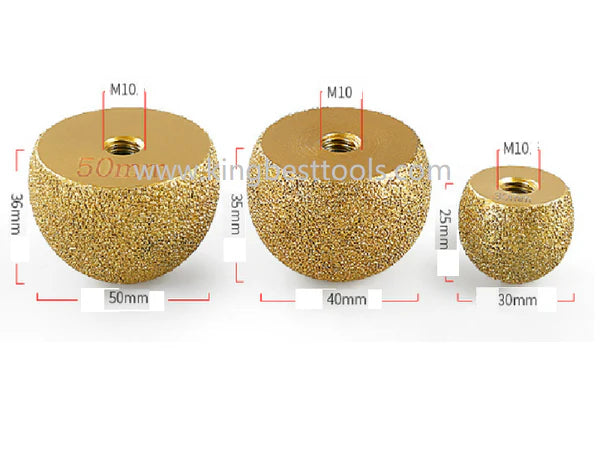 M10 Mushroom Head Diamond Bits For 30/40/50mm