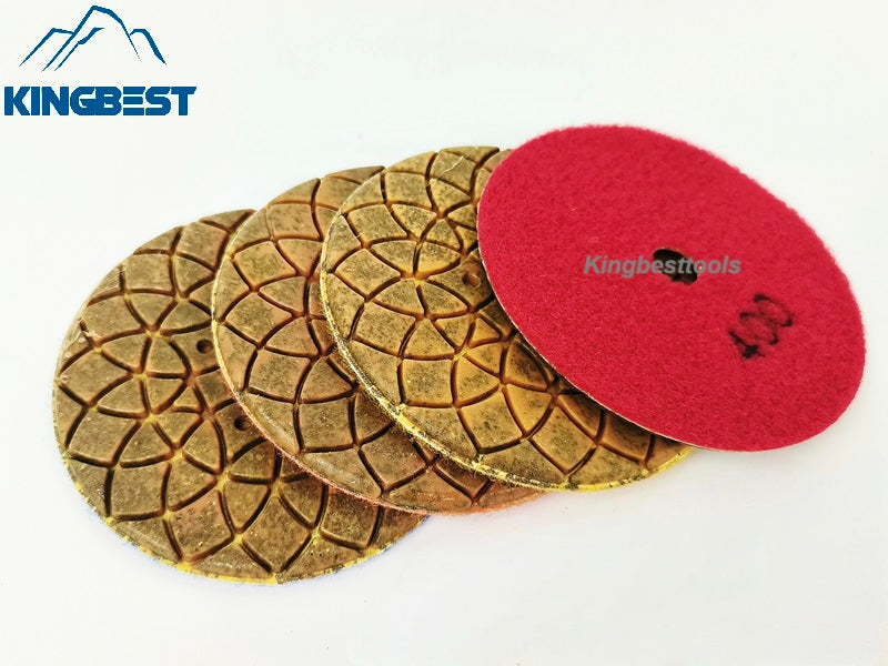 4 Steps Wet Polishing Pads 100mm