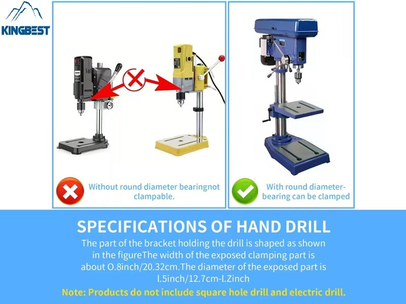 Wood Square Hole Drill Bit Set with Adapter Fixing Bracket for Hand Mortise Drill Bits Free Shipping A01