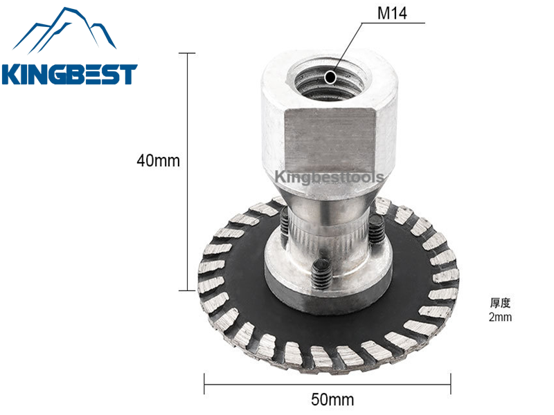 50mm M14 Diamond Carving Grinding Saw Blade with Flange