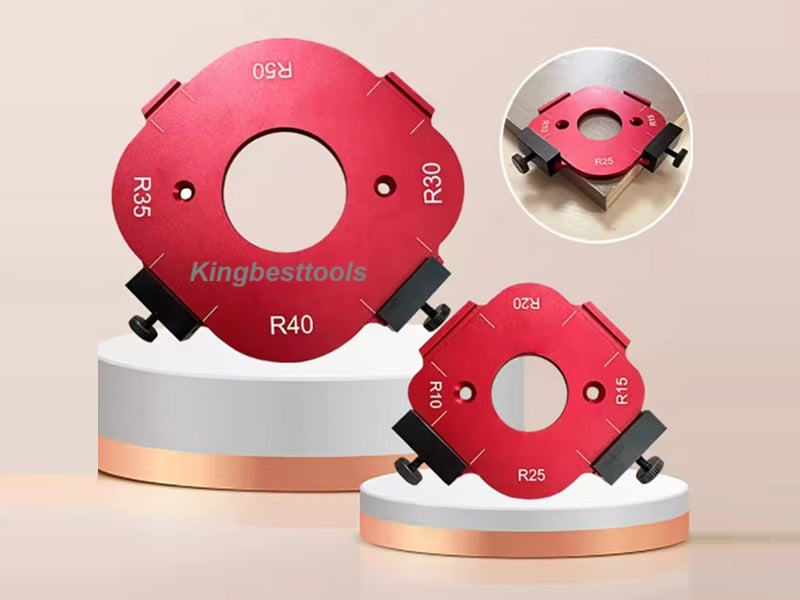 Trimming Machine Cutting Rounded Corner Template Woodworking R Corner Rounded Template Electric Planer Slotting-free shipping A01