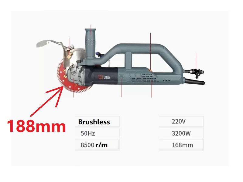 Water Resistant Brushless Cutting Machine Free Shipping A01