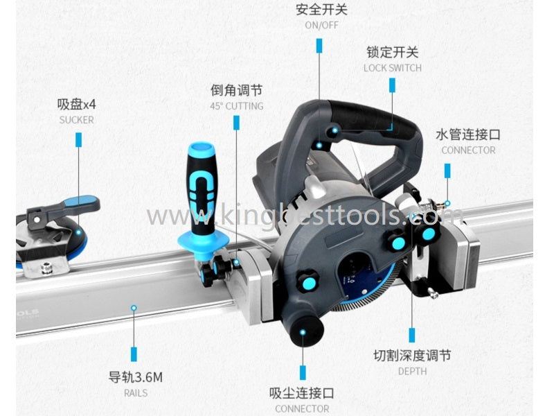 Multi-functional Porcelain Machine for Straight Cutting and 45 Degree Beveling/Chamfering Free Shipping A01