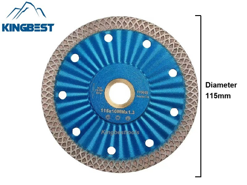 22.23mm Blue Turbo Saw Blades For Cutting