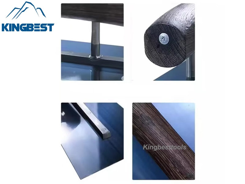 Professional Hand Trowel Floor Pusher Epoxy Floor Paint Trowel Flat Batch Flat Scraper Blue Steel free shipping A01