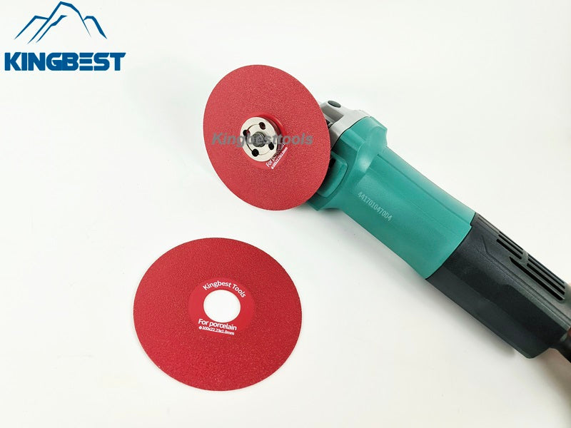 22.23mm Hole Red Disc For Porcelain 100mm