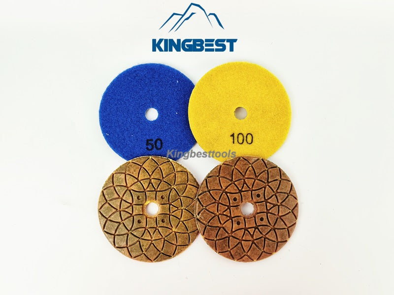 4 Steps Wet Polishing Pads 100mm
