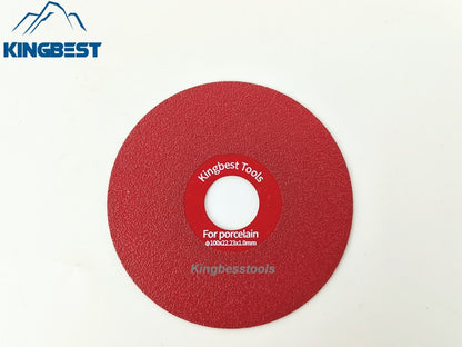 22.23mm Hole Red Disc For Porcelain 100mm