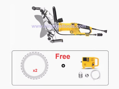 High Power High Frequency Brushless Concrete Circular Saw Cutting Machine Ring Saw Machine Free Shipping