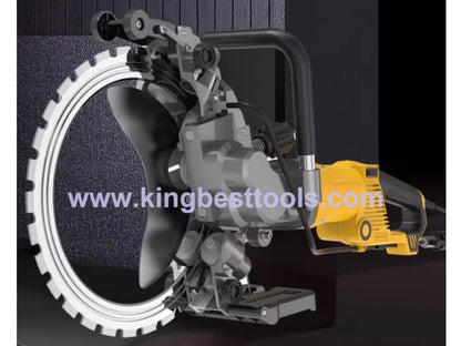 High Power High Frequency Brushless Concrete Circular Saw Cutting Machine Ring Saw Machine Free Shipping