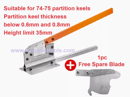 Light Steel Keel Cutter Knife Special Knife for Cutting Keel Guillotine Scissors Blade Free Shipping A01