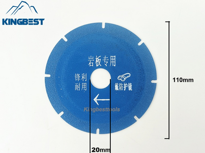 Blue Diamond Saw Blade With Open Teeth For Porcelain