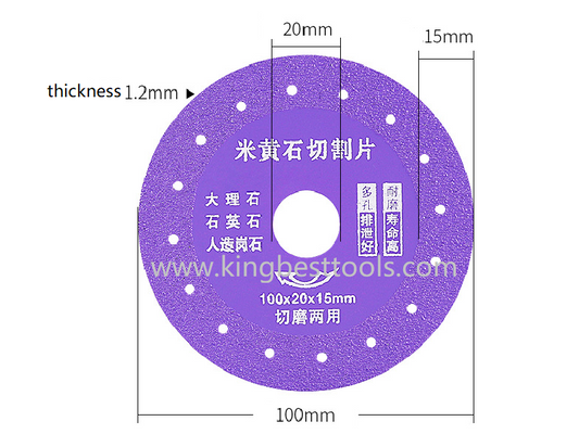 Marble and Quartz Cutting Blade/Discs for Angle Grinder/Bevel Machine/Mica Machine