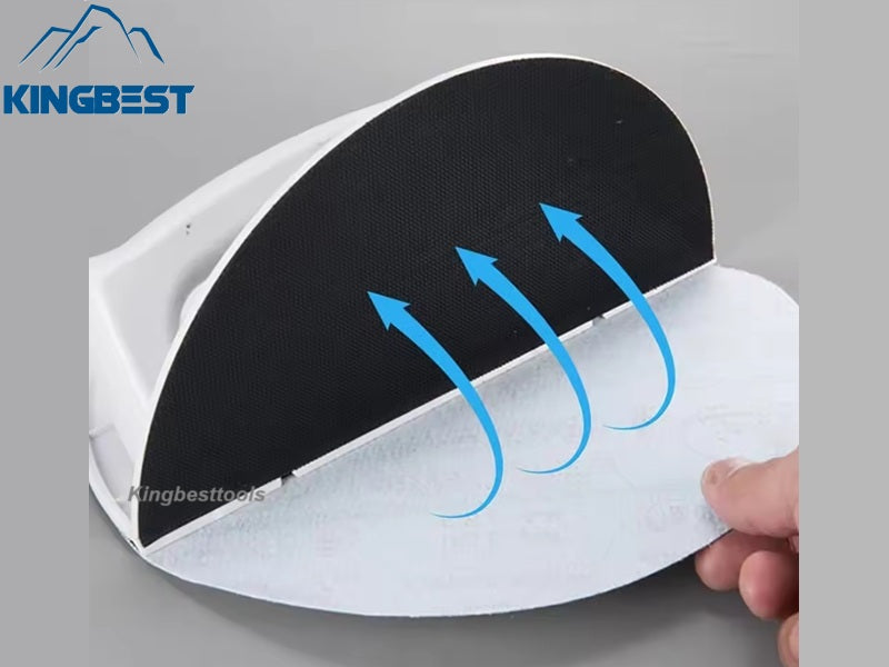 Multifunctional Semi-Circular Angle Sanding Sandpaper Tool with Sandpaper free shipping