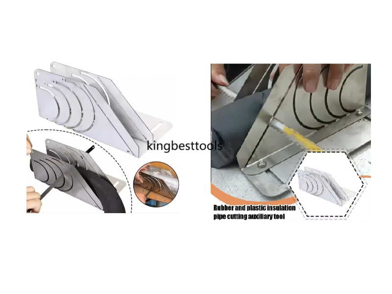 Pipe Rubber Foam Insulation Cutter Stainless Steel Auxiliary Tool-Free ...