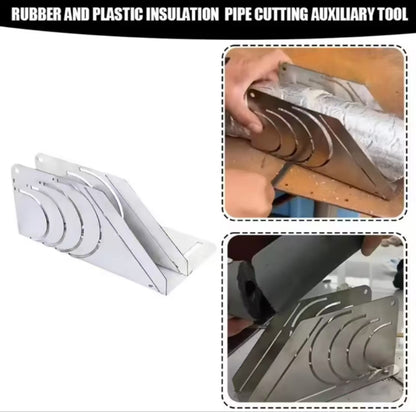 Promotion! Pipe Rubber Foam Insulation Cutter Stainless Steel Auxiliary Tool-Free Shipping A01