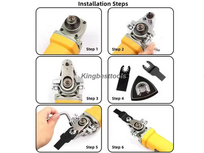 Multifunctional conversion angle grinder Adapter Electric hand grinder conversion woodworking tools Retrofitting accessories-free shipping A01