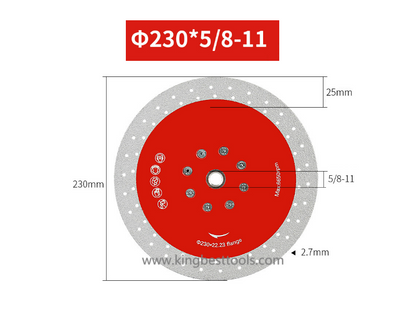 M14 & 5/8-11 Multipurpose saw blades with Flange for Cutting and Grinding