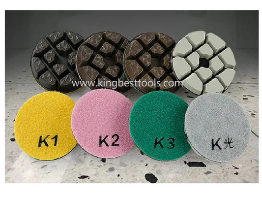 4 Steps Dry Grinding Discs For Concrete Floor 80mm
