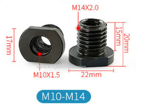 Adapter Screws M10/M14/M16 for Angle Grinders – Kingbest Tools ...