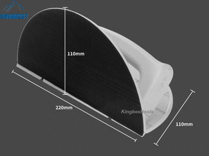 Multifunctional Semi-Circular Angle Sanding Sandpaper Tool with Sandpaper free shipping