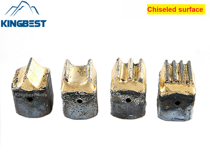 Special alloy chisel head for pneumatic hammer Bushhammered Head