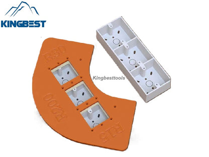 Woodworking Router Corner Radius Templates Jig R5~R40 for Trimming Machine