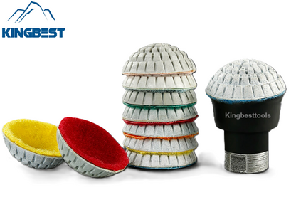 7 step Curved  Wet Polishing Pad 2 Inch