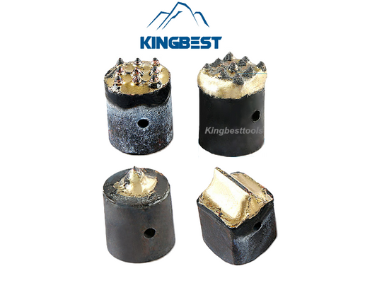 Special alloy chisel head for pneumatic hammer Bushhammered Head